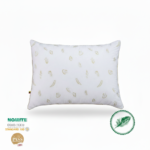 Pūkų ir plunksnų trijų skyrių pagalvė