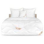 PREMIUM SATEEN medvilninės antklodės rinkinys 200x200 cm + 2 pagalvės 70x80cm